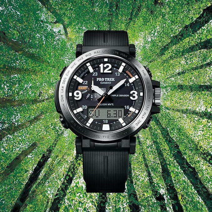 Casio Pro Trek PRW-6611Y-1CR fabricado con materiales ecológicos