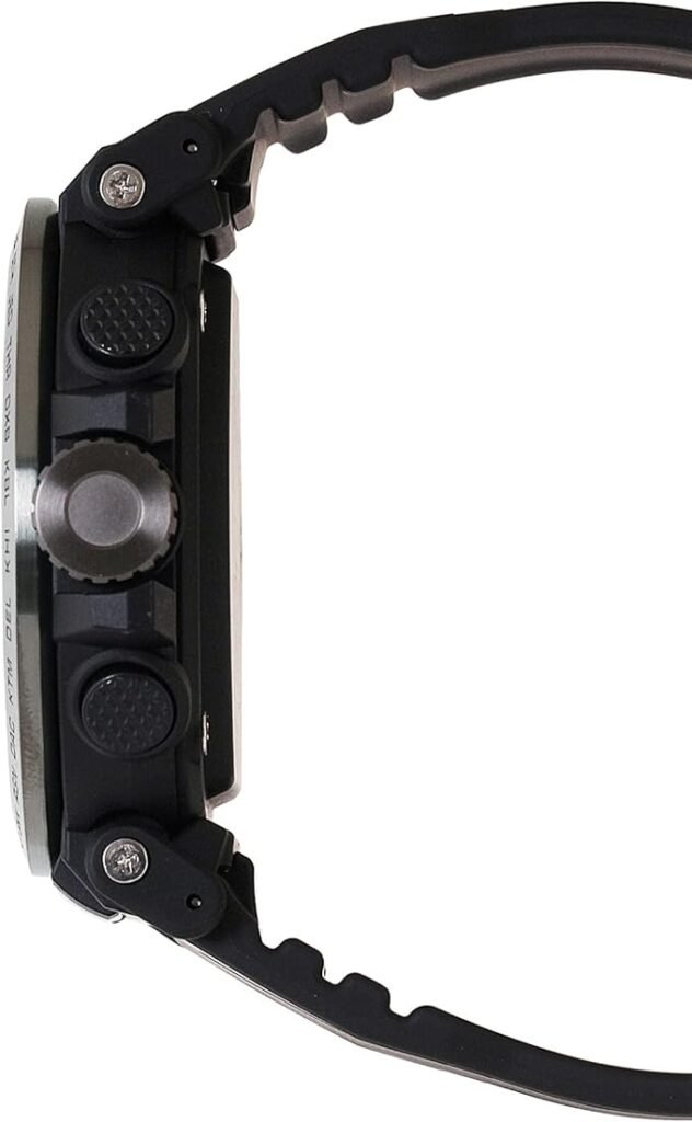 Detalle de botones del reloj Casio Pro Trek PRW-6611Y-1CR